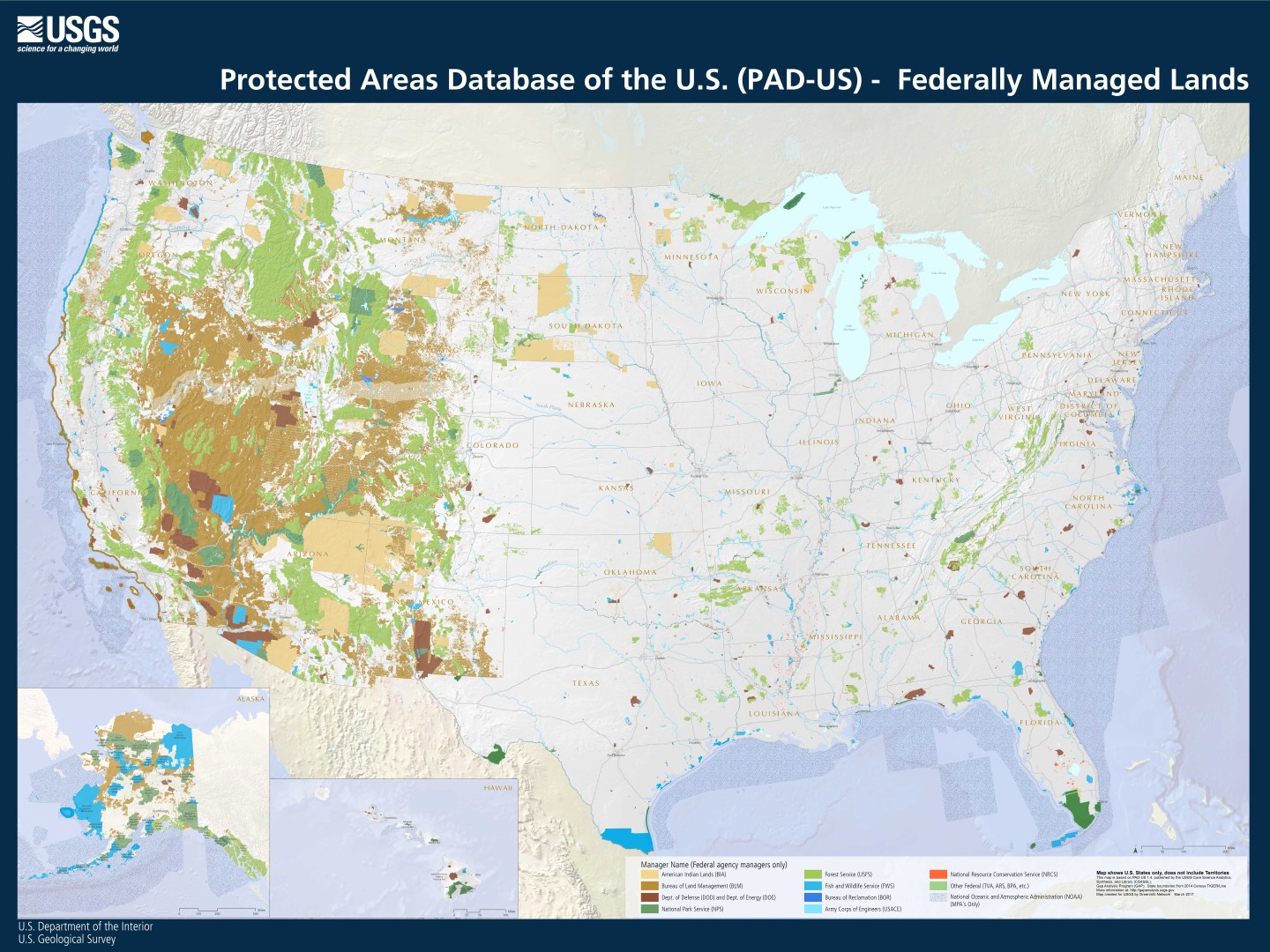 Blm And National Forest Land Map Maps - Public Lands Foundation